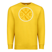 Lemon retro oakland baseball emblem vintage oak premium Premium Sweatshirt - linhVisuals
