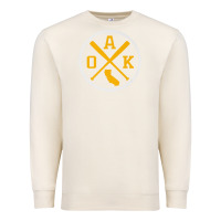 Sandshell retro oakland baseball emblem vintage oak premium Premium Sweatshirt - linhVisuals