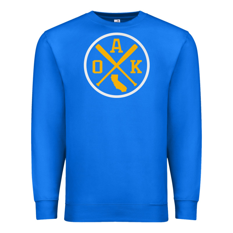 Retro Oakland Baseball Emblem Vintage Oak Premium Premium Sweatshirt by linhVisuals | Teevron
