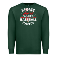 Sports Green moms against white baseball pants sport lover mothers day Premium Sweatshirt - linhVisuals