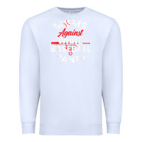 White moms against white baseball pants sport lover mothers day Premium Sweatshirt - linhVisuals
