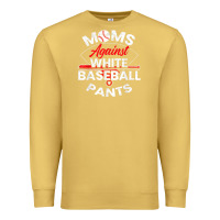 Antique Gold moms against white baseball pants sport lover mothers day Premium Sweatshirt - linhVisuals