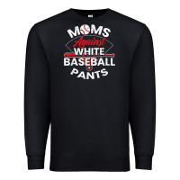 Moms Against White Baseball Pants Sport Lover Mothers Day Premium Sweatshirt | Teevron