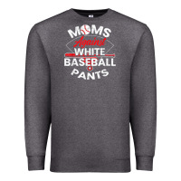 Charcoal Heather moms against white baseball pants sport lover mothers day Premium Sweatshirt - linhVisuals