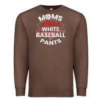 Chestnut moms against white baseball pants sport lover mothers day Premium Sweatshirt - linhVisuals