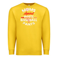 Lemon moms against white baseball pants sport lover mothers day Premium Sweatshirt - linhVisuals