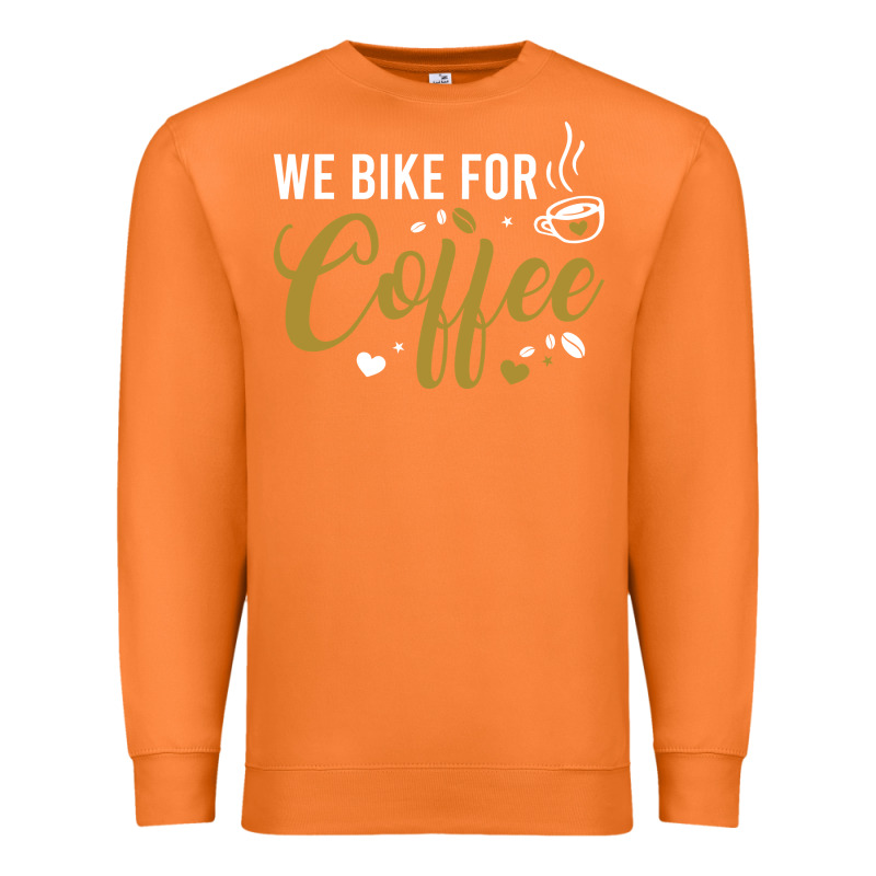 We Bike For Coffee T Shirt Premium Sweatshirt by linhVisuals | Teevron