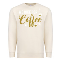 Sandshell we bike for coffee t shirt Premium Sweatshirt - linhVisuals