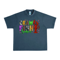 Midnight Navy crawfish season mardi gras carnival Urban Heavy Tee - Jasminsmagicworld