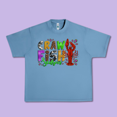 Crawfish Season Mardi Gras Carnival Urban Heavy Tee Designed By Jasminsmagicworld