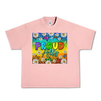 Salmon LGBTQ+ Proud Ally With Daisy Tumbler Urban Heavy Tee - BundleAndBundleShop