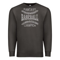 Smoke fantasy baseball champion distressed Premium Sweatshirt - linhVisuals