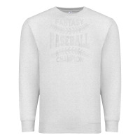Oatmeal Heather fantasy baseball champion distressed Premium Sweatshirt - linhVisuals