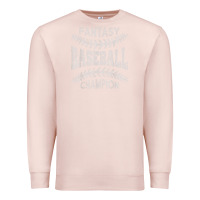 Pale Pink fantasy baseball champion distressed Premium Sweatshirt - linhVisuals