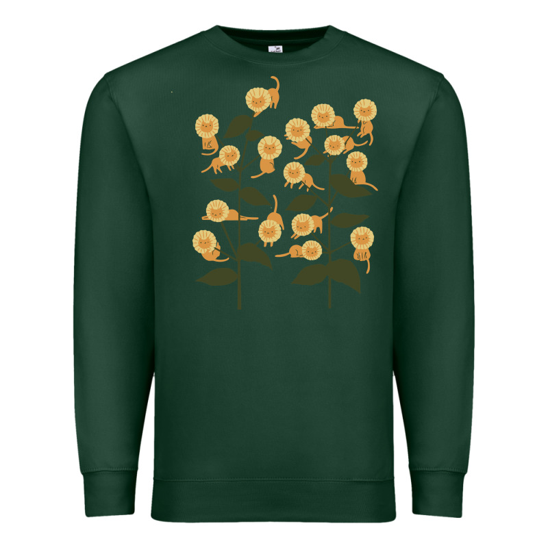 Funny Cat Camouflage Premium Sweatshirt by linhVisuals | Teevron