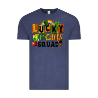 Vintage Denim lucky teacher squad Vintage Tee - FaDigitalArtStudio