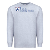 Heather Grey penn nursing science Premium Sweatshirt - linhVisuals