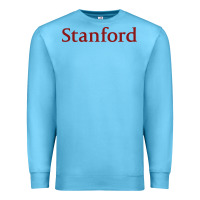Ocean Blue stanford athletics Premium Sweatshirt - linhVisuals
