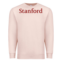 Pale Pink stanford athletics Premium Sweatshirt - linhVisuals