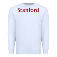 White stanford athletics Premium Sweatshirt - linhVisuals
