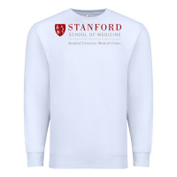 White stanford school of medicine Premium Sweatshirt - linhVisuals