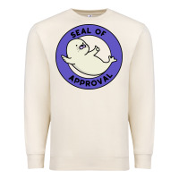 Sandshell seal of approval baby art Premium Sweatshirt - linhVisuals