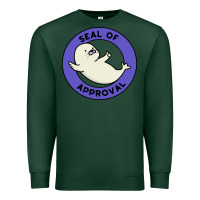 Sports Green seal of approval baby art Premium Sweatshirt - linhVisuals