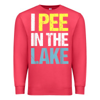 Cardinal i pee in the lake funny summer vacation t shirt Premium Sweatshirt - linhVisuals
