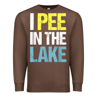 Chestnut i pee in the lake funny summer vacation t shirt Premium Sweatshirt - linhVisuals