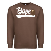 Chestnut bape text Premium Sweatshirt - linhVisuals