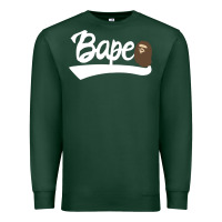 Sports Green bape text Premium Sweatshirt - linhVisuals