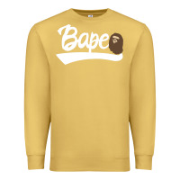 Antique Gold bape text Premium Sweatshirt - linhVisuals