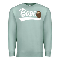 Seafoam bape text Premium Sweatshirt - linhVisuals