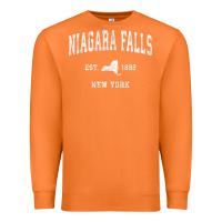 Carrot niagara falls new york ny vintage athletic sports design t shirt Premium Sweatshirt - linhVisuals