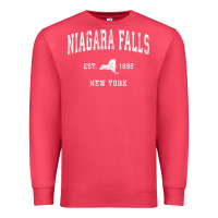 Cardinal niagara falls new york ny vintage athletic sports design t shirt Premium Sweatshirt - linhVisuals