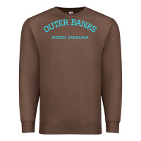 Chestnut north carolina outer banks obx nc beach gift long sleeve t shirt Premium Sweatshirt - linhVisuals