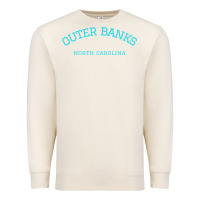Sandshell north carolina outer banks obx nc beach gift long sleeve t shirt Premium Sweatshirt - linhVisuals