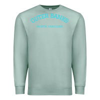 Seafoam north carolina outer banks obx nc beach gift long sleeve t shirt Premium Sweatshirt - linhVisuals