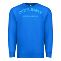 True Royal north carolina outer banks obx nc beach gift long sleeve t shirt Premium Sweatshirt - linhVisuals