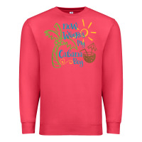 Cardinal now where's my cabana boy, beach palm tree coconut t shirt Premium Sweatshirt - linhVisuals