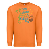 Carrot now where's my cabana boy, beach palm tree coconut t shirt Premium Sweatshirt - linhVisuals