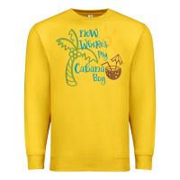 Lemon now where's my cabana boy, beach palm tree coconut t shirt Premium Sweatshirt - linhVisuals