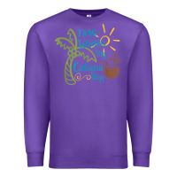 Purple now where's my cabana boy, beach palm tree coconut t shirt Premium Sweatshirt - linhVisuals