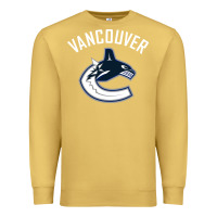 Antique Gold canucks white Premium Sweatshirt - linhVisuals