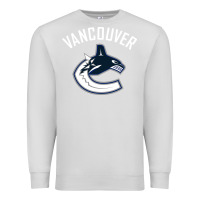 Dove Grey canucks white Premium Sweatshirt - linhVisuals