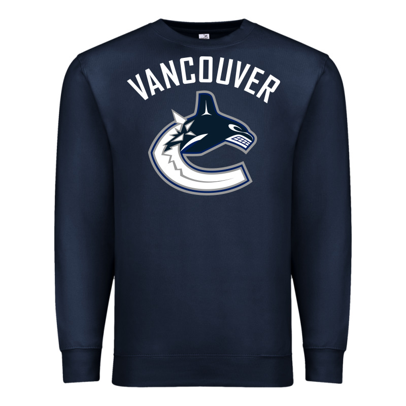 Canucks White Premium Sweatshirt by linhVisuals | Teevron