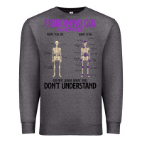 Charcoal Heather fibromyalgia awareness do not judge what you dont understand Premium Sweatshirt - linhVisuals