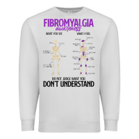 Dove Grey fibromyalgia awareness do not judge what you dont understand Premium Sweatshirt - linhVisuals