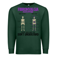 Sports Green fibromyalgia awareness do not judge what you dont understand Premium Sweatshirt - linhVisuals