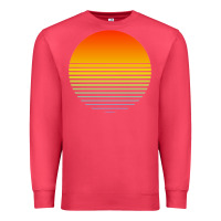 Cardinal retro sunset Premium Sweatshirt - linhVisuals